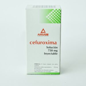 Cefuroxima 750 mg Solución Inyectable