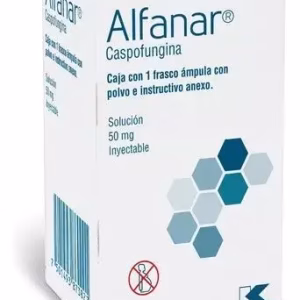 Karpilmex caspofungina solución 50 mg inyectable