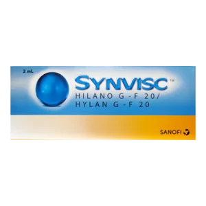 SYNVISC (Hialuronato de sodio 8 mg/ml) Jeringa 2 ml Hilano G-F 20