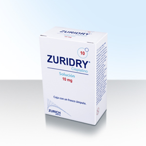 ZURIDRY Cisplatino 10mg Frasco Ámpula - Tratamiento Oncológico