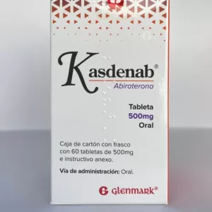 kasdenab  Abiraterona tabl 500mg  oral  c/ 60