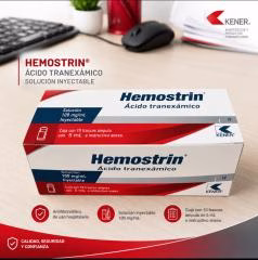 Hemostrin  Acido Tranexamico sol 100mg/ml   5 ml